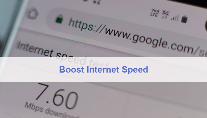 boost internet speed