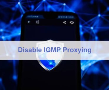 Disable IGMP Proxying