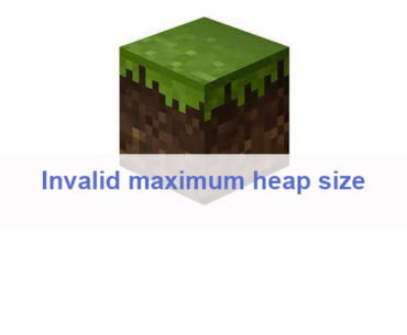 Invalid maximum heap size