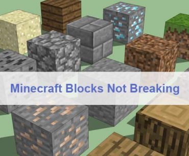 Minecraft Blocks Not Breaking