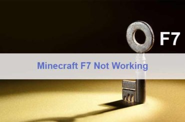 Minecraft F7 Not Working